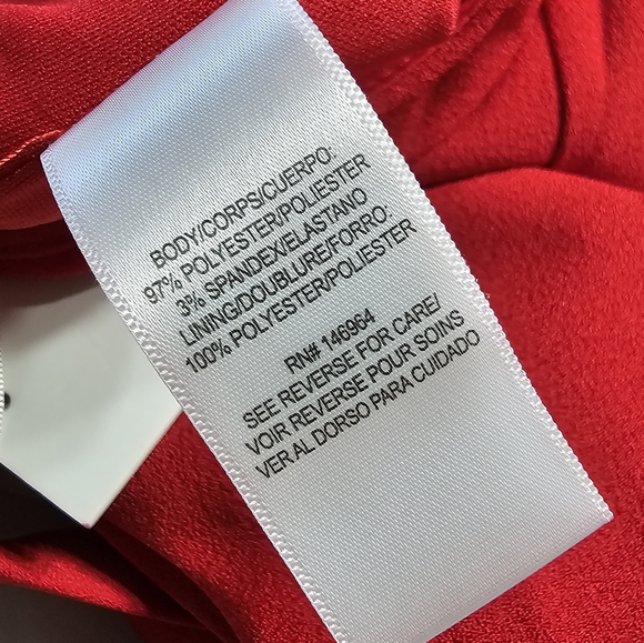 Julia Jordan Halther Neck jumpsuit RED size 22W - Picture 6 of 6